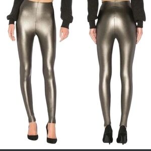 COMMANDO Perfect Control Faux Leather Leggings bronze Large